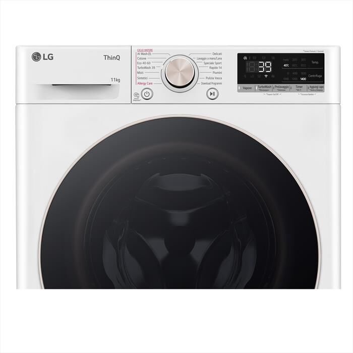 LG - Lavatrice AI DD R7 F4R7011TSWG 11kg Classe A-Bianca