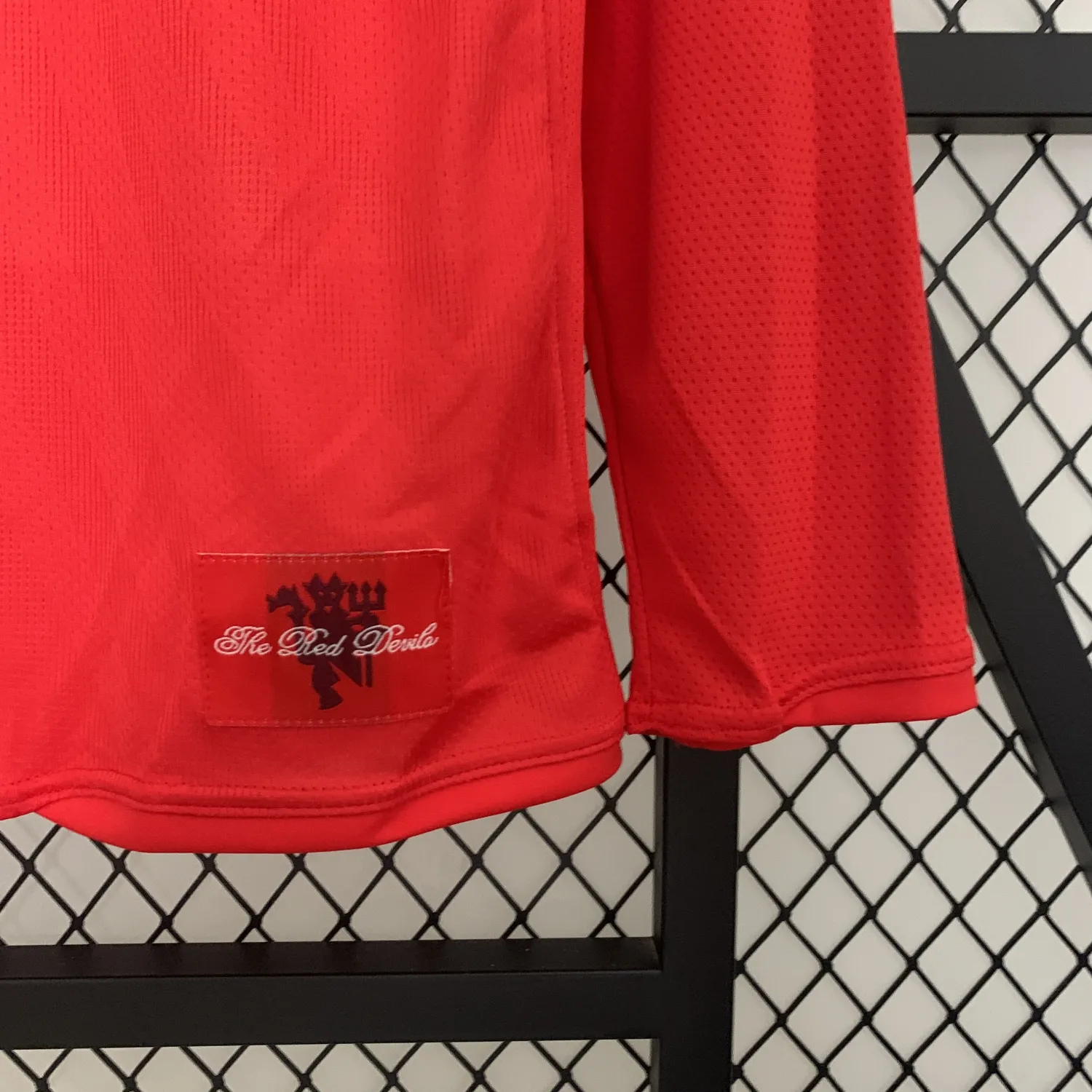 2007/08 Retro Long Sleeve Manchester United Home Jersey Champions League Edition-Fans