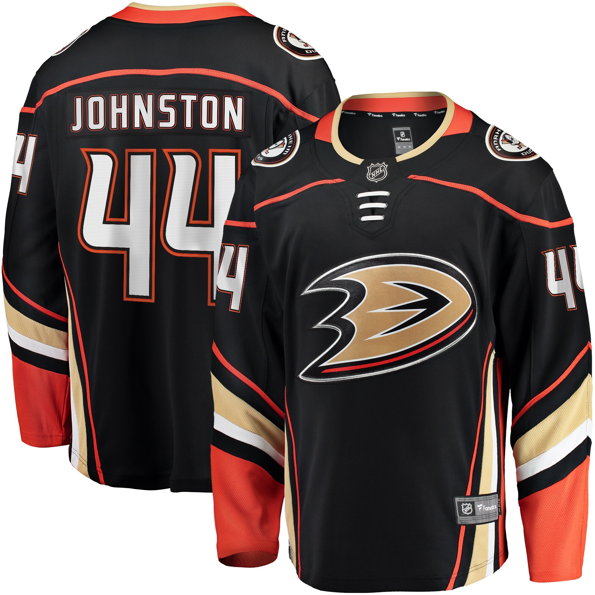 Ross Johnston Anaheim Ducks Fanatics Home Premier Breakaway  Jersey – Black