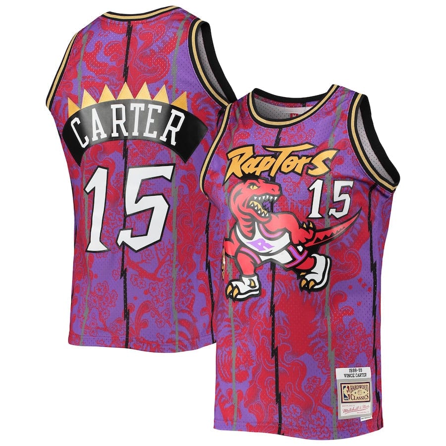 Vince Carter Toronto Raptors Lunar New Year Throwback Jersey
