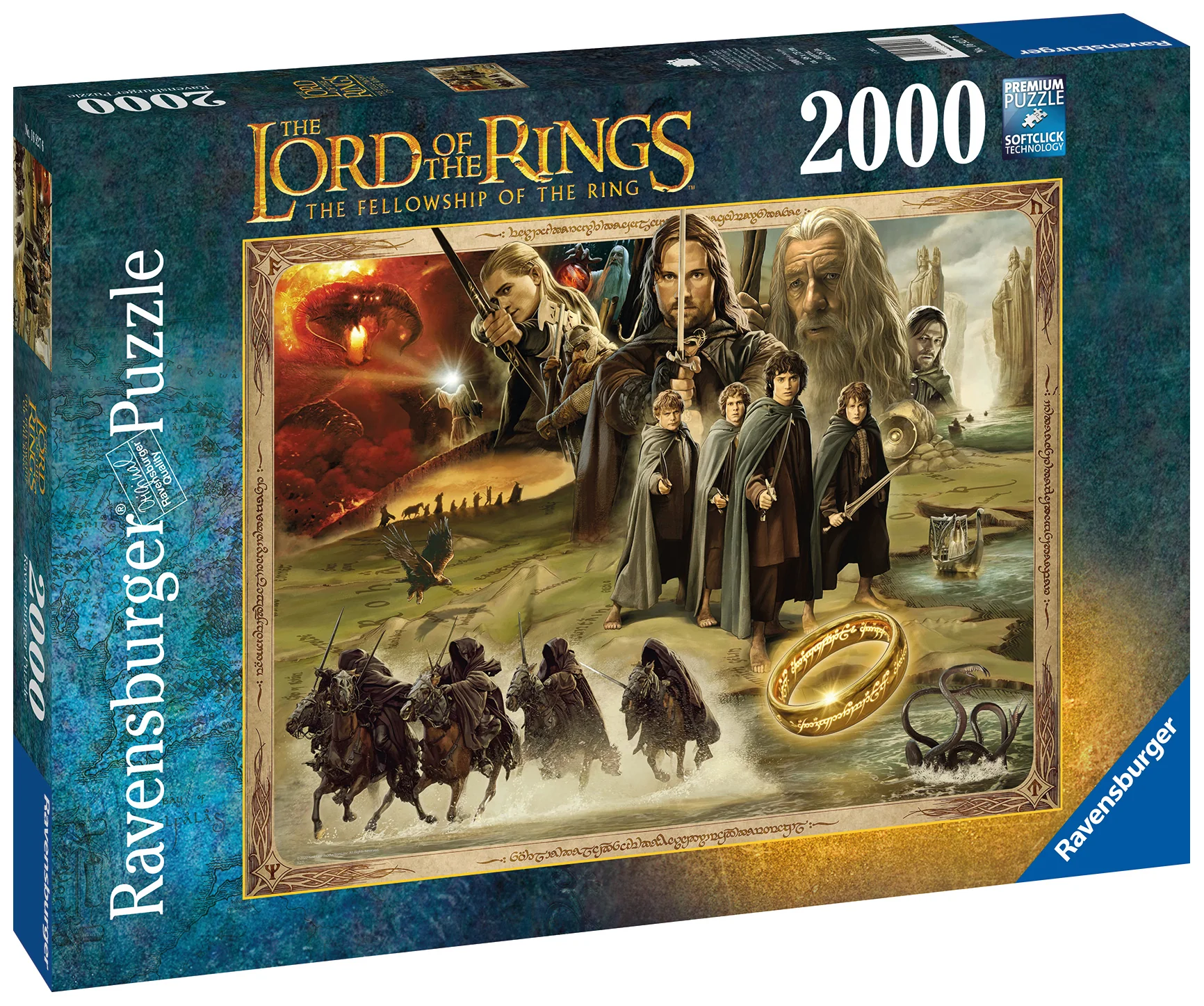 The Fellowship of the Ring by Lord of the Rings – 2000 Piece Jigsaw Puzzle (Ravensburger)
