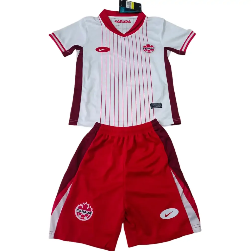2024-25 Canada Away Children's Jersey Set - Fans Edition