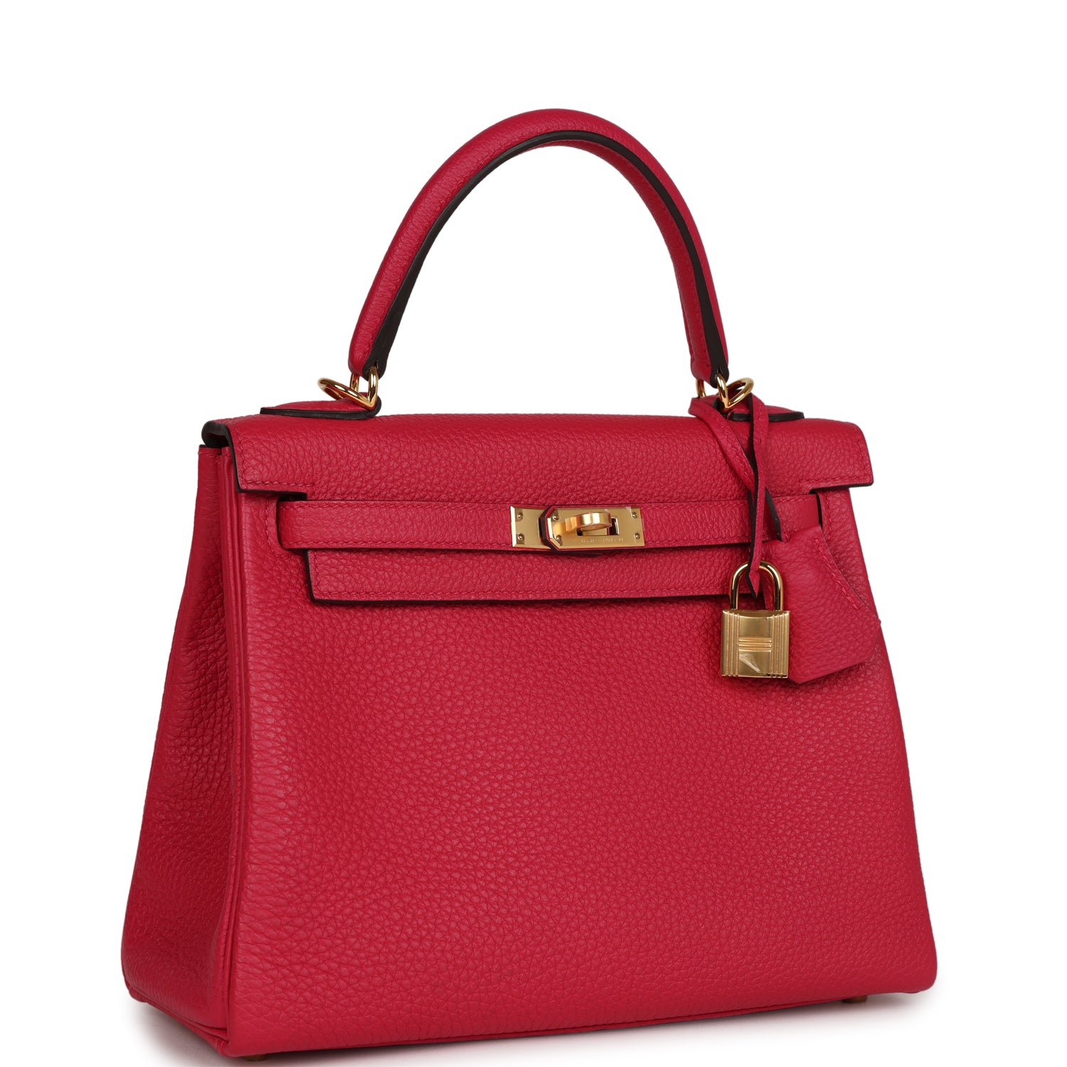 Kelly Retourne 25 Framboise Togo Gold Hardware