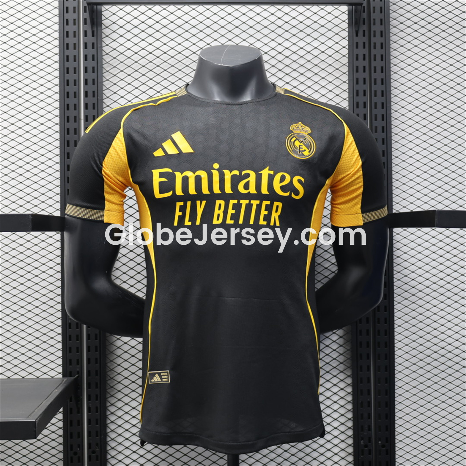 Real Madrid 25-26 Black Gold Special Edition Jersey - Player Version