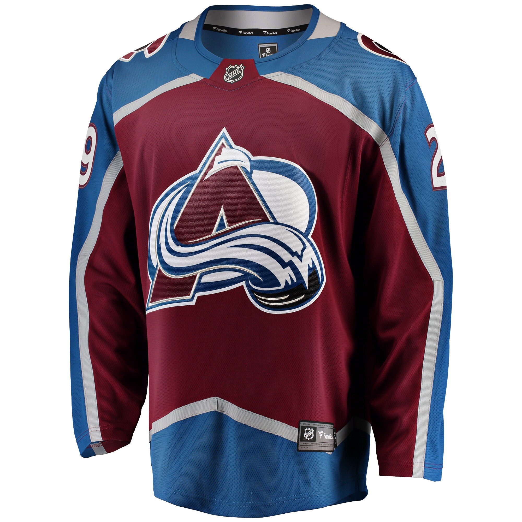 Nathan MacKinnon Colorado Avalanche Fanatics Breakaway   Jersey – Burgundy