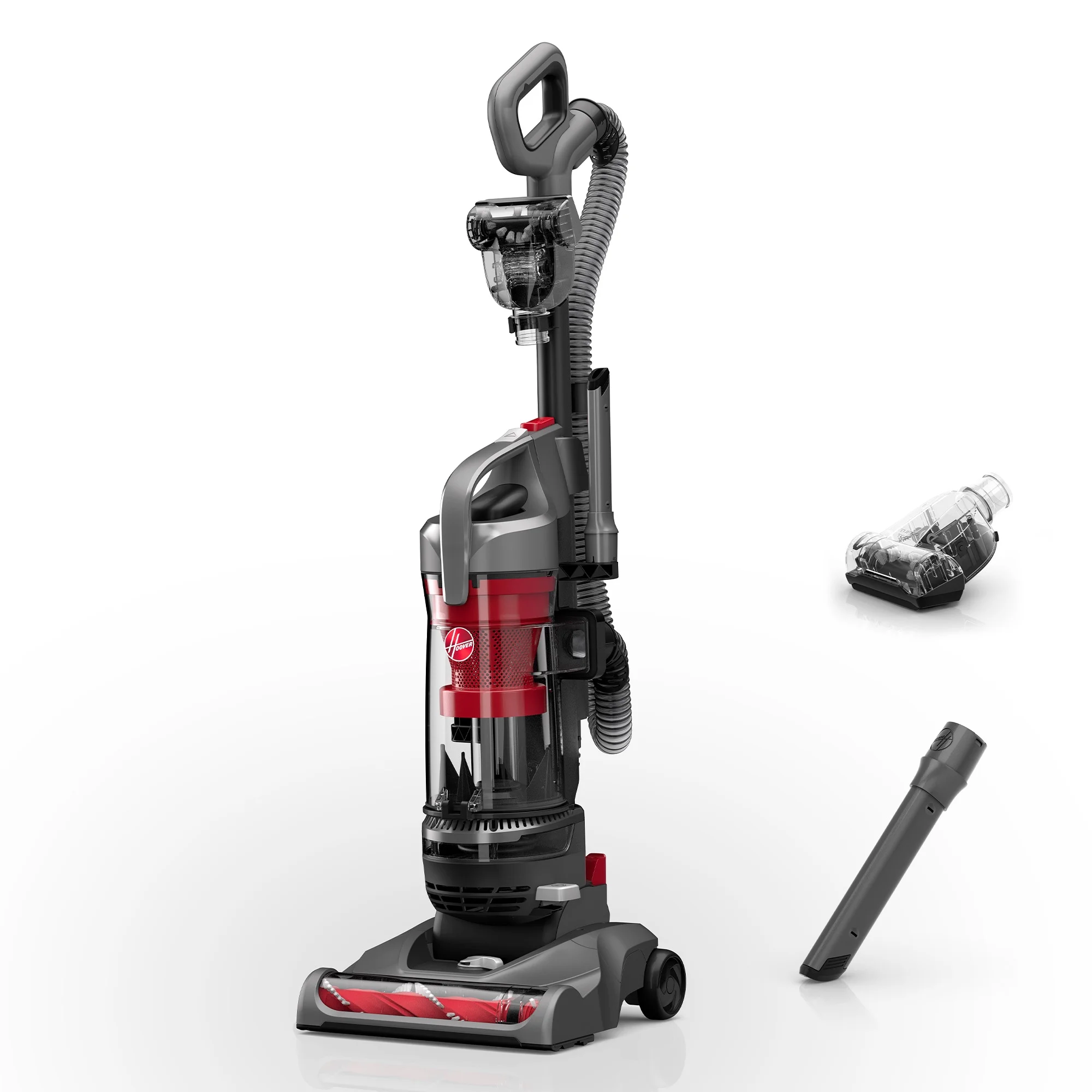 Hoover Bagless Upright Vacuum Cleaner, Rewind Pet & Hoover Fresh Carpet & Room Refresher Carpet Powder, 32oz