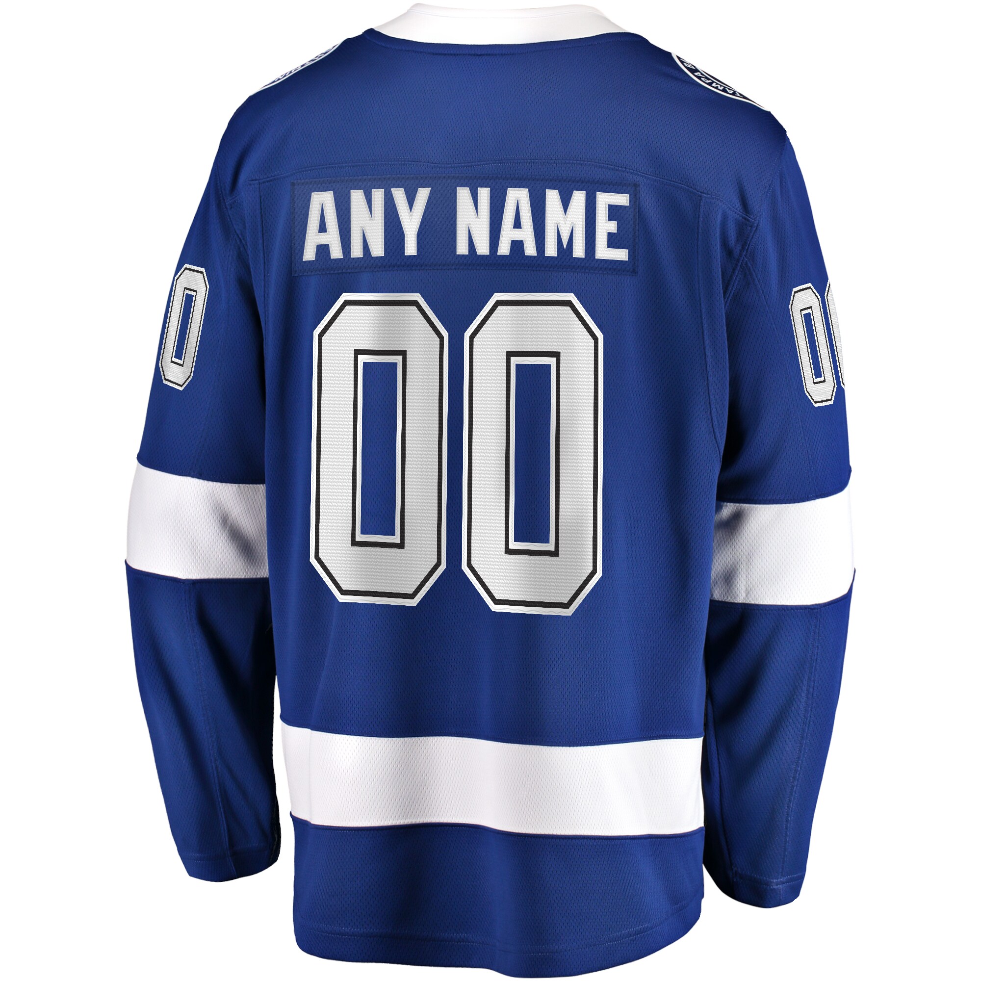 Tampa Bay Lightning Fanatics 2021 Stanley Cup Champions Home Breakaway Custom Jersey – Blue