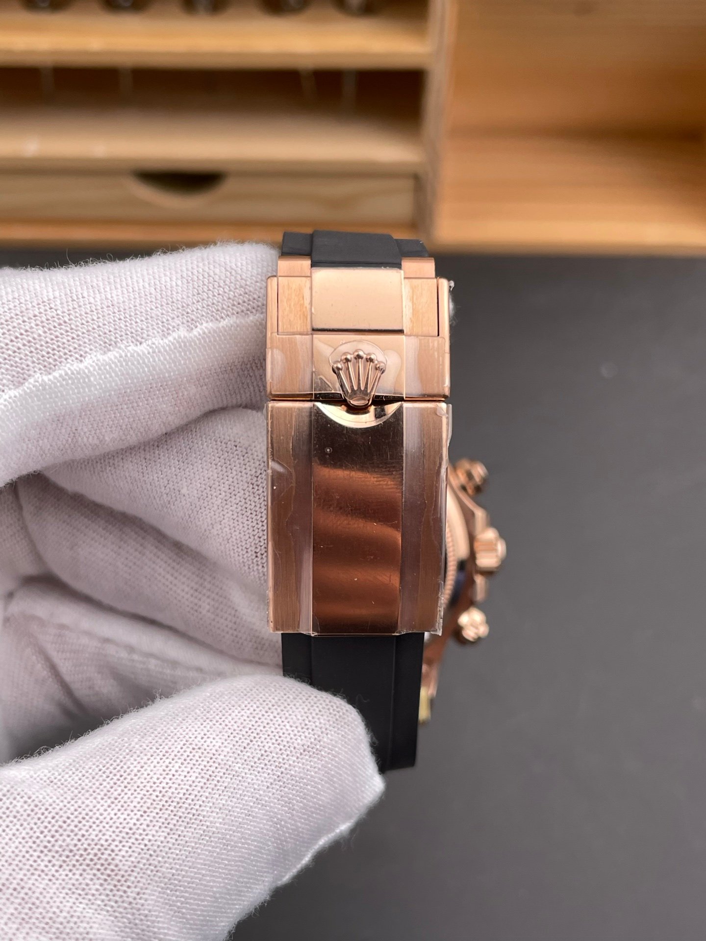 Rolex Daytona Black Vader Rose Gold