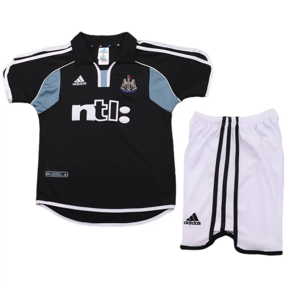 1900-01 Newcastle Away Retro Children's Jersey Sett - Fans Edition