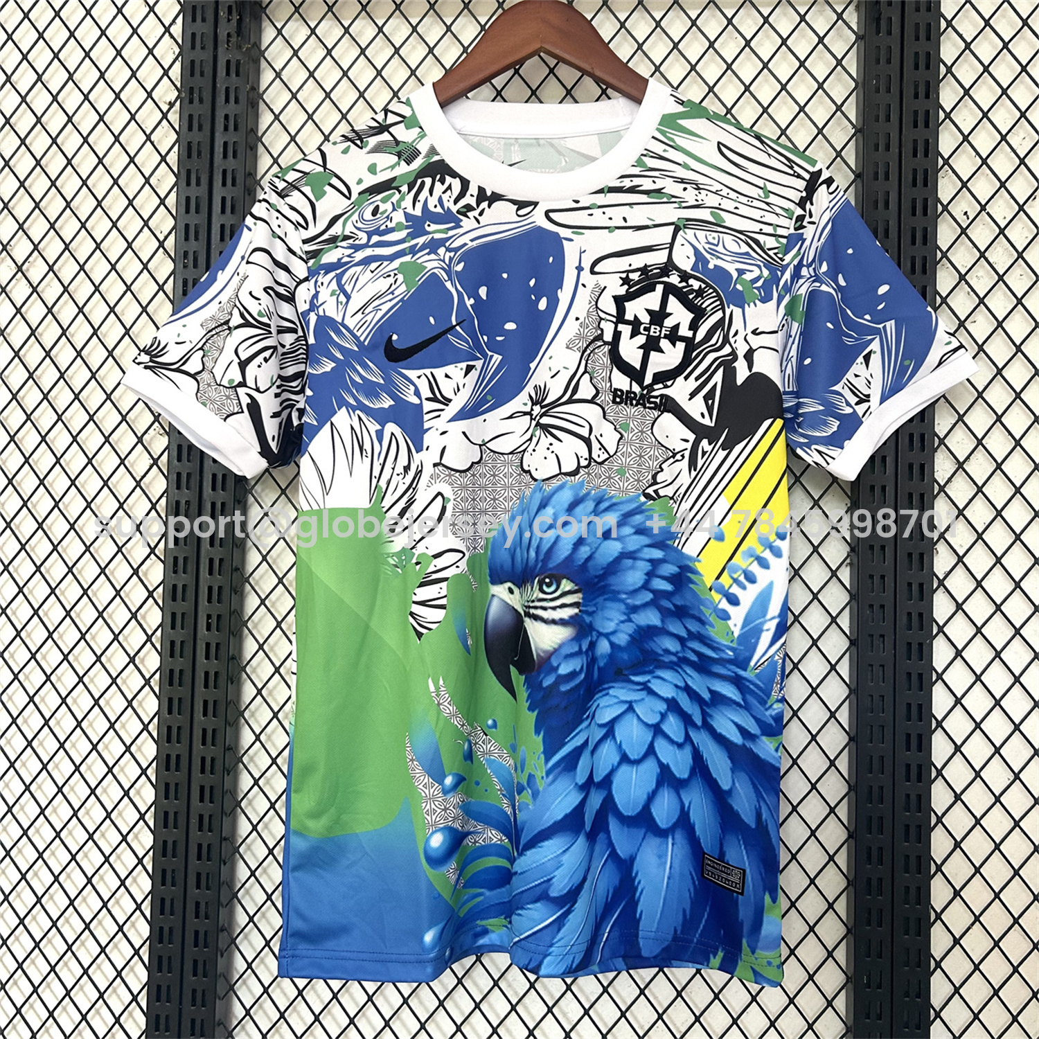 Brazil 2025 Blue Macaw Special Jersey - Fans Version