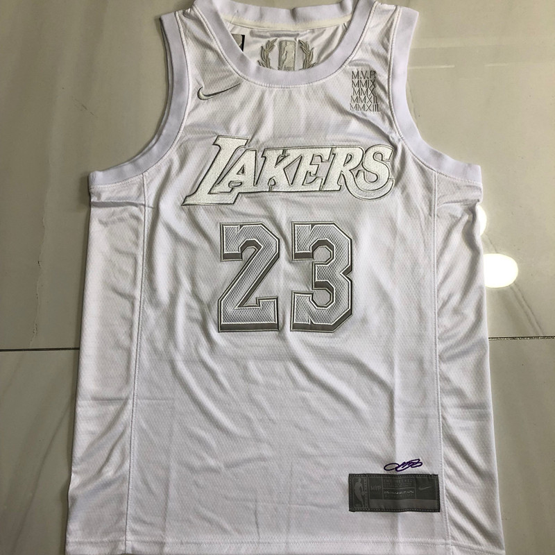 LeBron James Los Angeles Lakers  White 23 MN