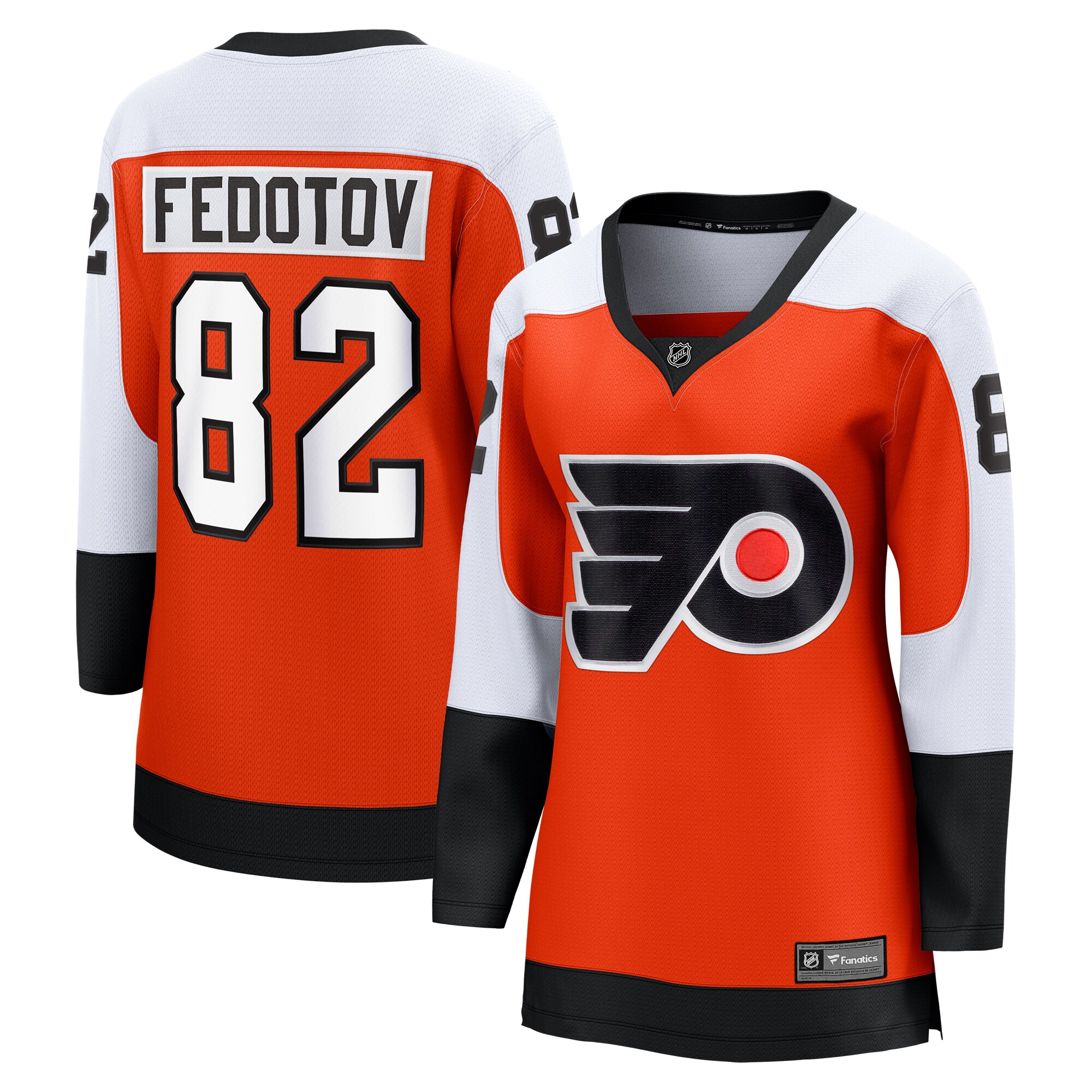Ivan Fedotov Philadelphia Flyers Fanatics Women’s Home Premier Breakaway   Jersey – Orange