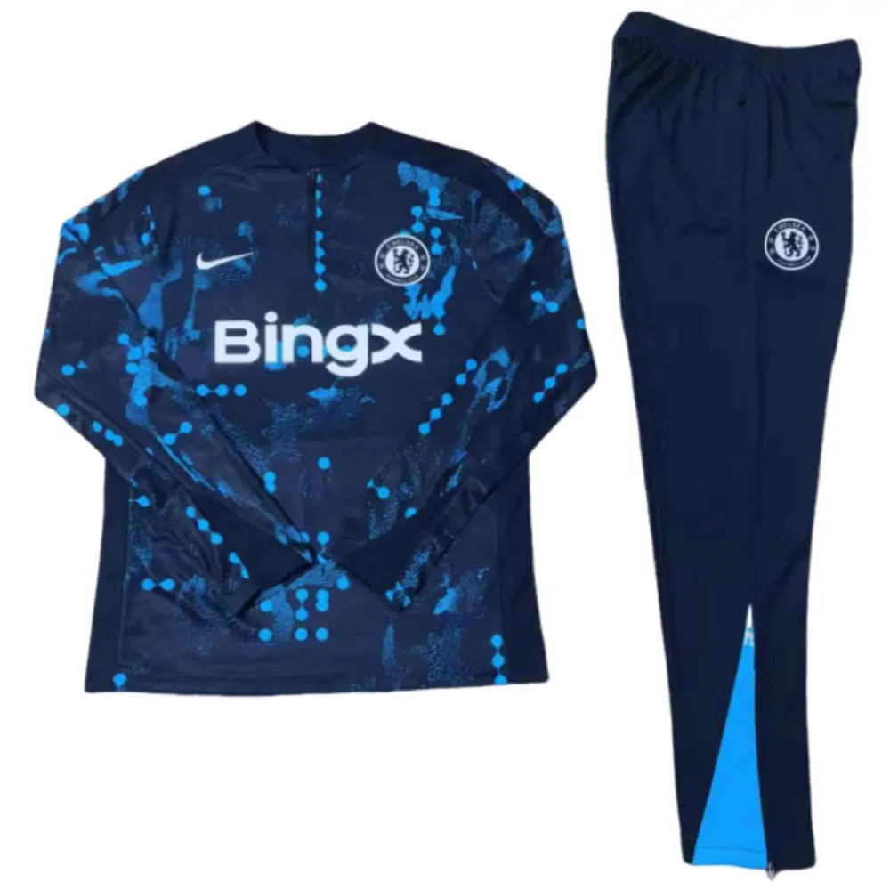 2024-25 New Season Chelsea Royal Blue [Camouflage] Children's Training Suit