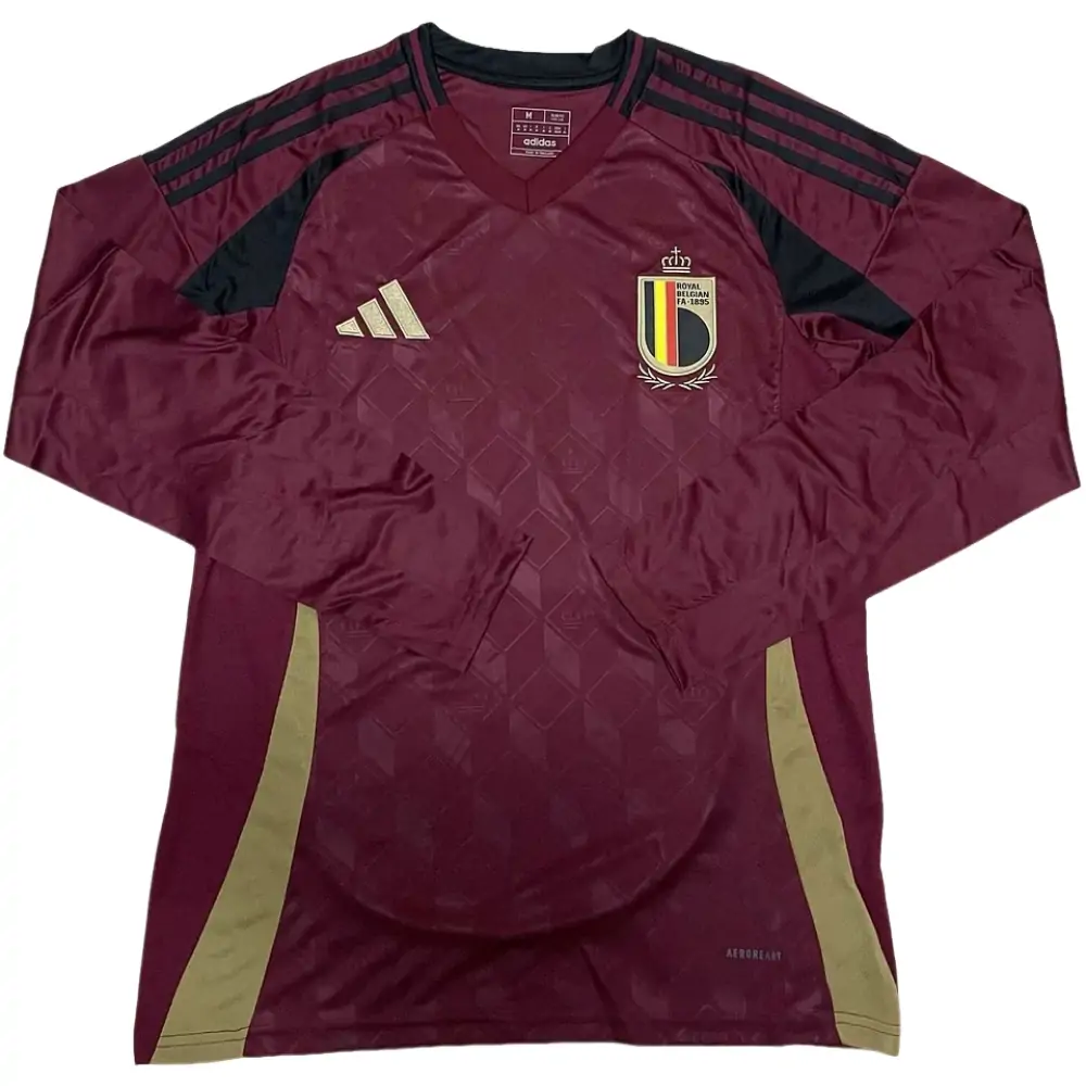2024/25 Belgium Home Long Sleeve Jersey 1:1 Thailand Quality