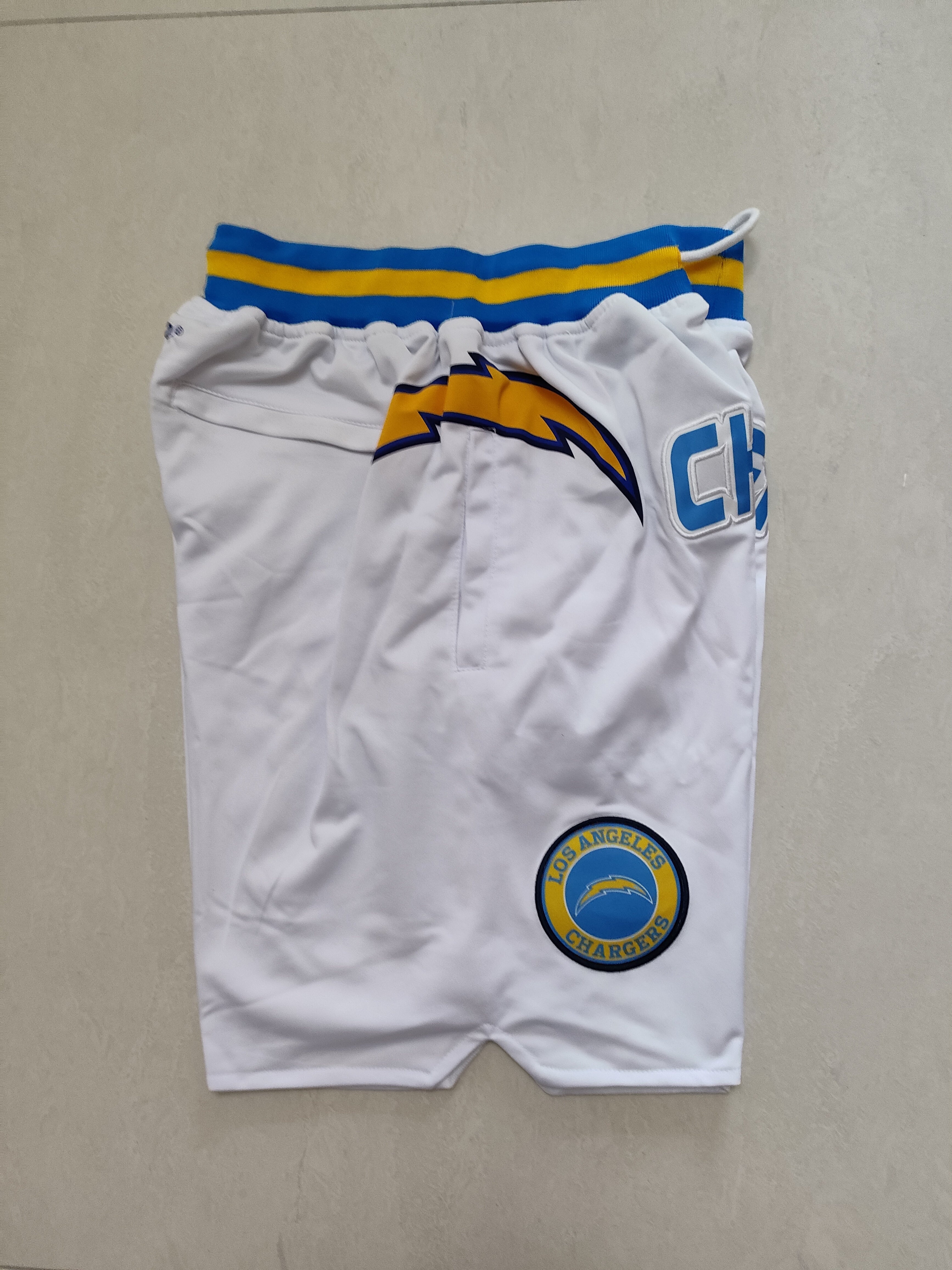 Los Angeles Chargers White Pocket Pants