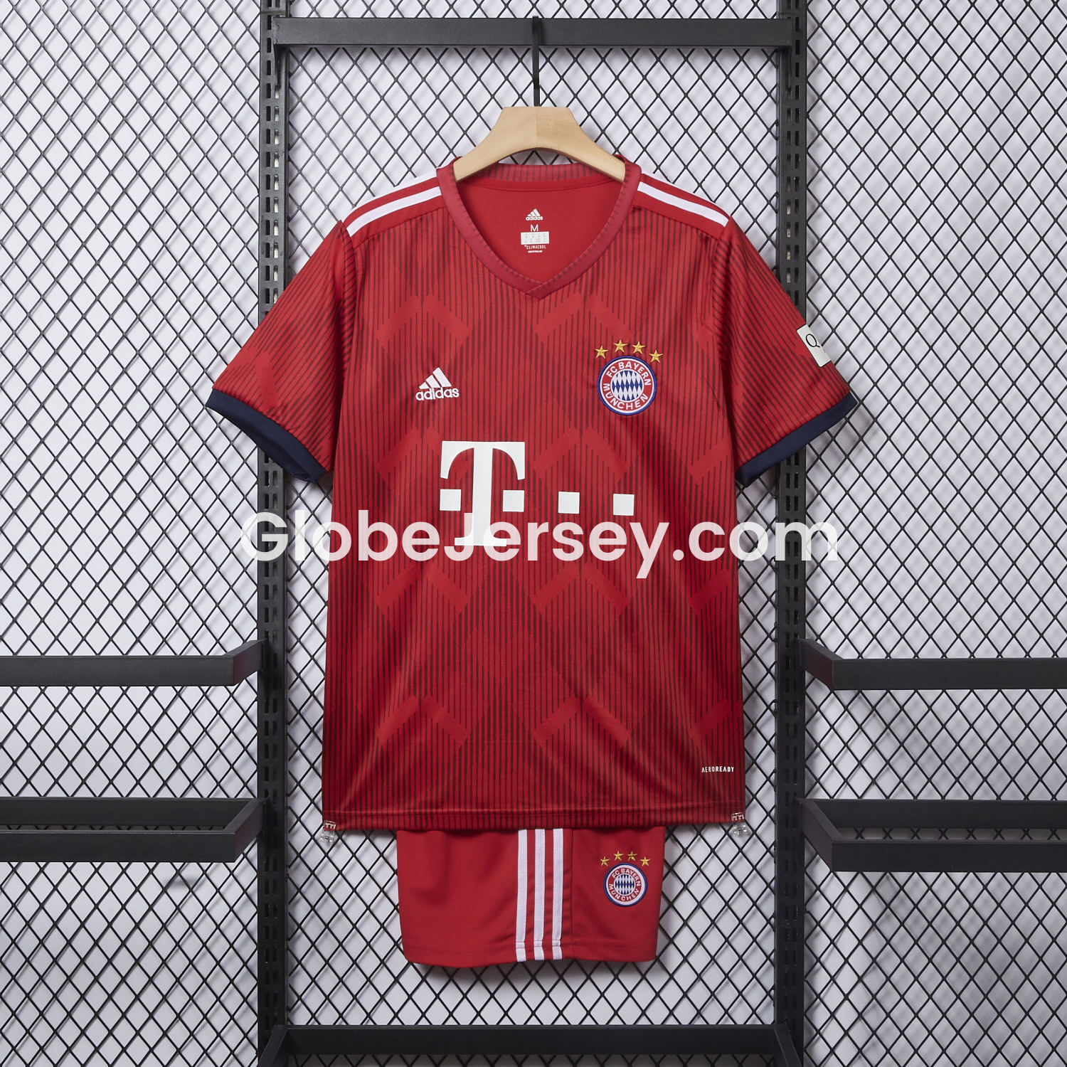 Retro Bayern Munich 2018-19 Home Men's Adult Jersey Set - Fans Version