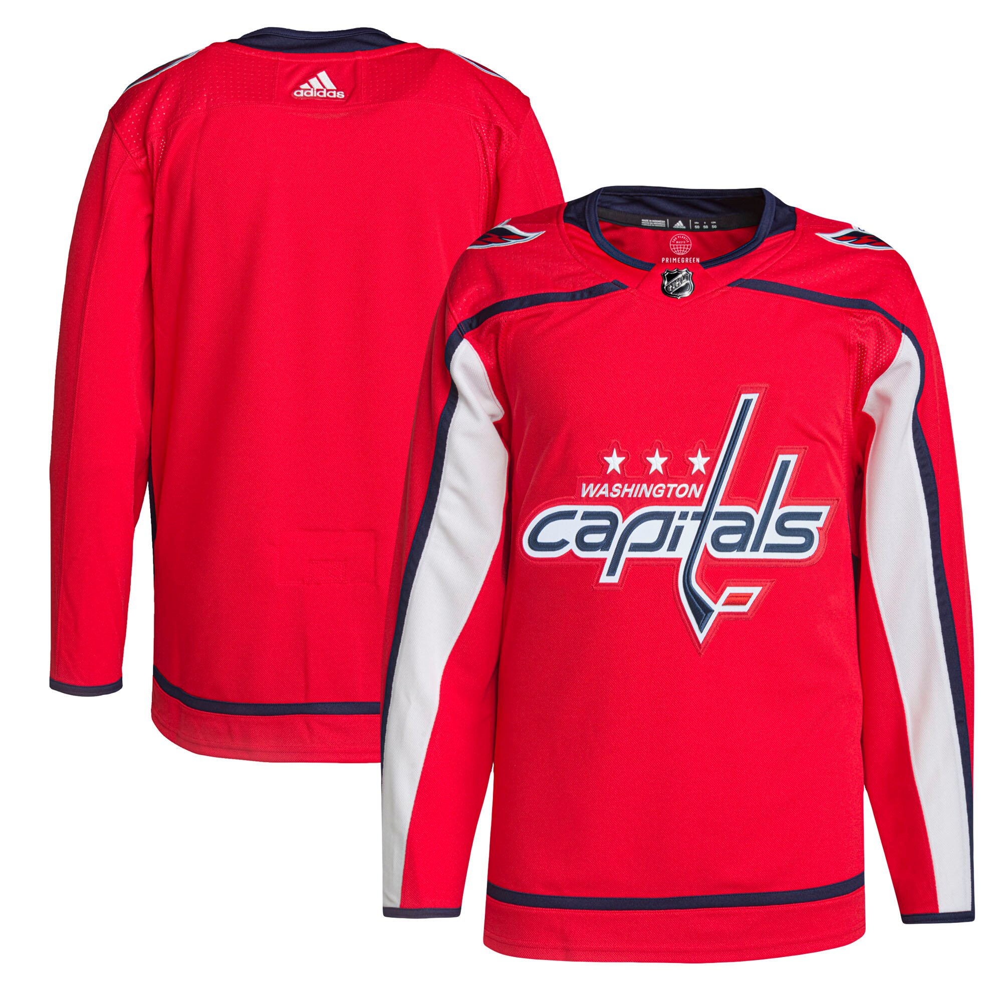 Washington Capitals  Home Primegreen  Jersey – Red