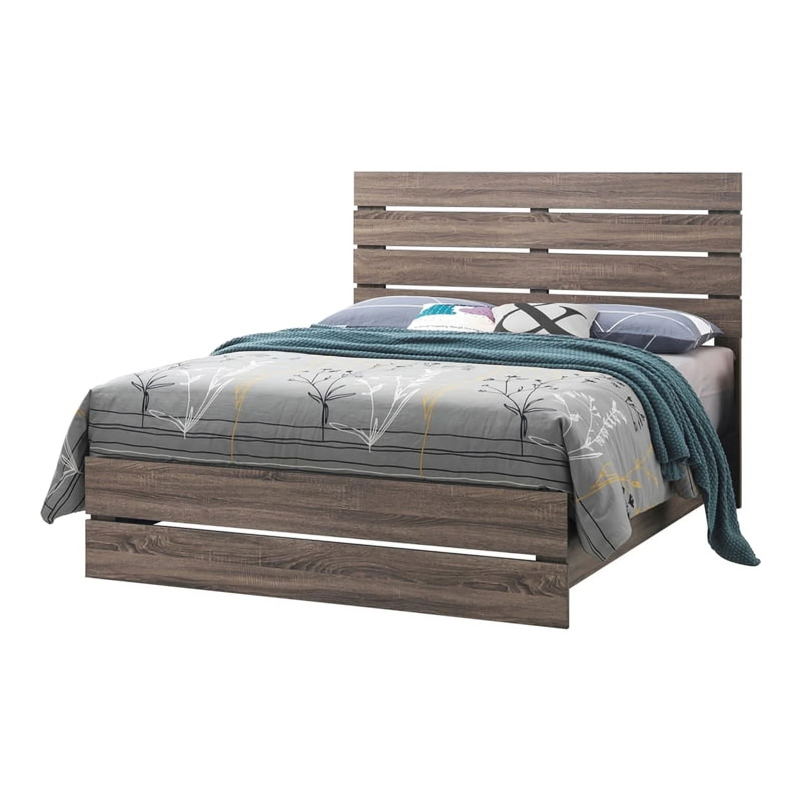 Brantford 4-piece Eastern King Panel Bedroom Set Barrel Oak