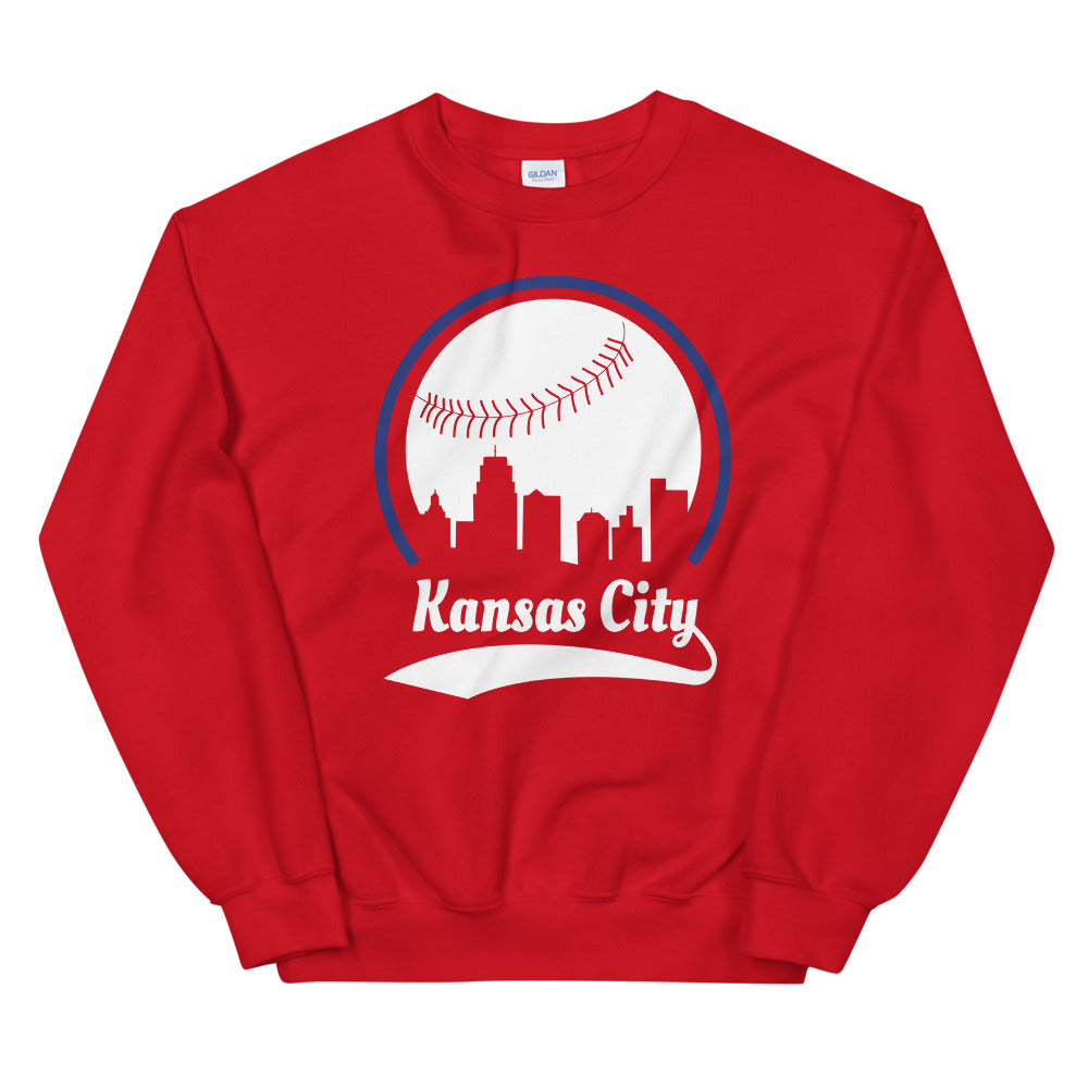 Unisex Kansas City Royals Baseball Crewneck Sweatshirt