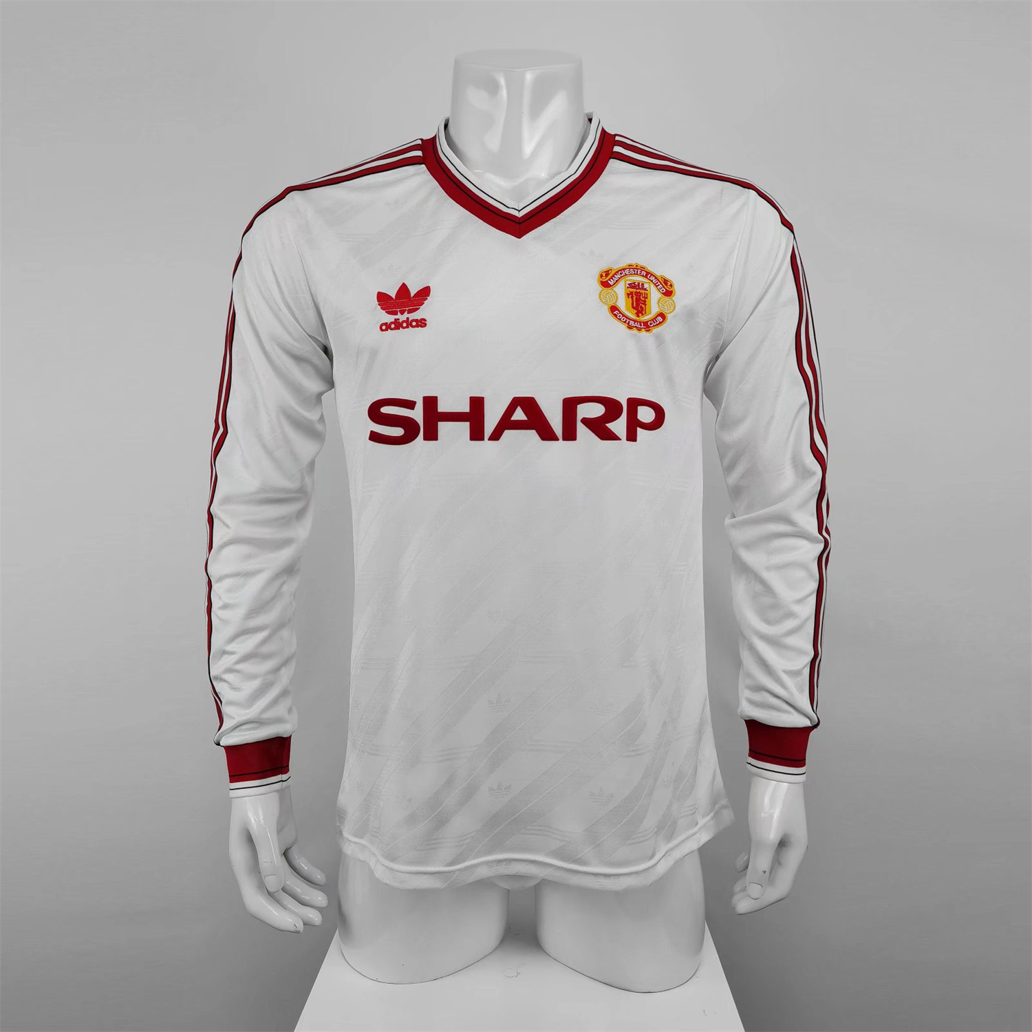 Retro Manchester United 86-88 Away Long Sleeve Jersey