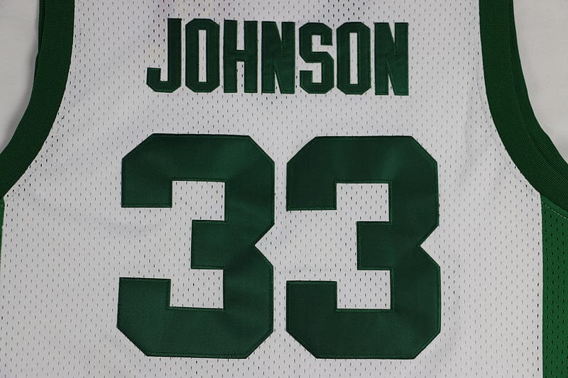 Michigan Spartans Magic Johnson 33# Premium Mesh White