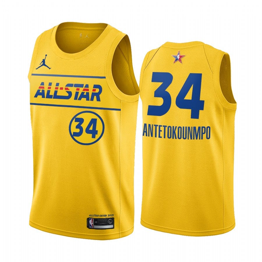 Giannis Antetokounmpo Milwaukee Bucks 2021 All-Star Game Jersey