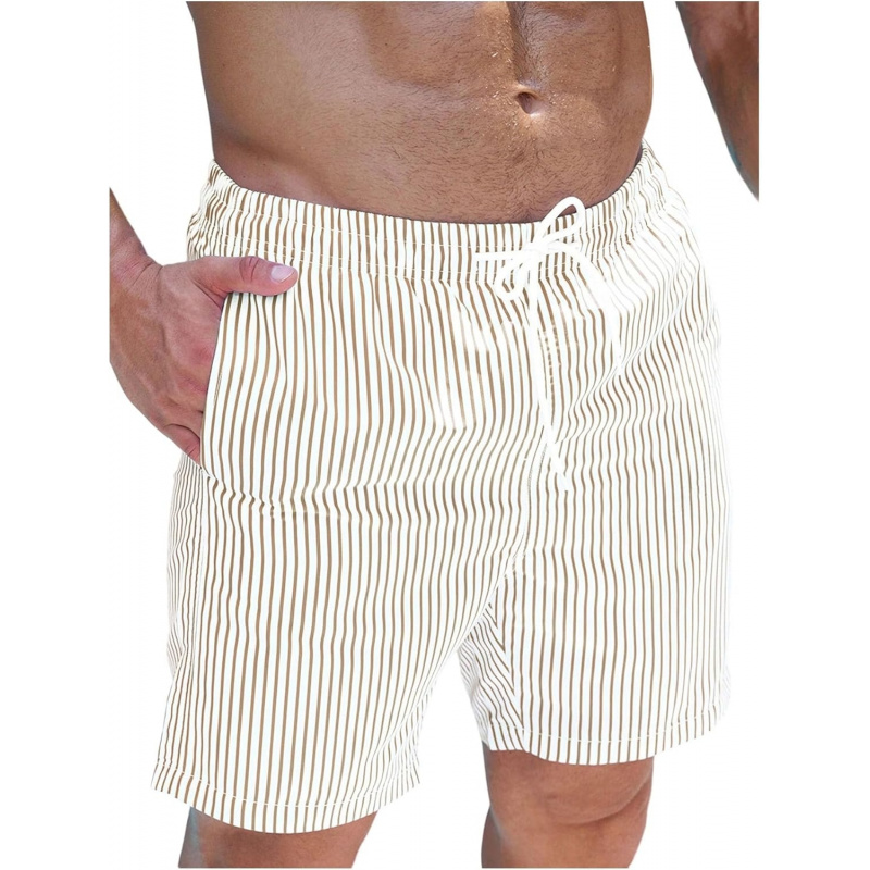 Men's Striped Beach Shorts