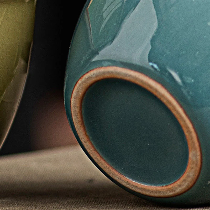 Buddha Stones Hand Painted Koi Fish Ceramic Teacup Kung Fu Tea Cup 50ml