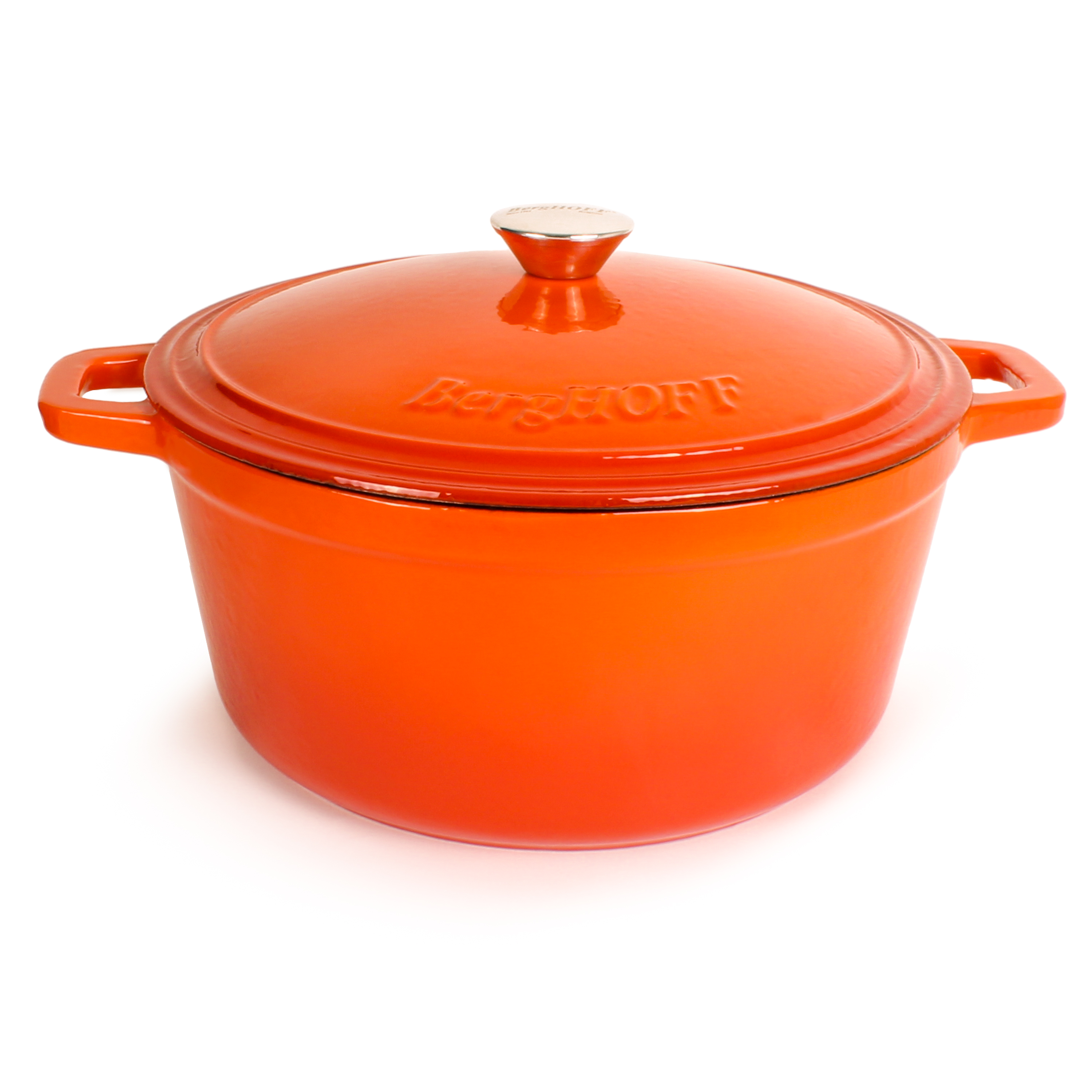 BergHOFF Neo 4Pc Cast Iron Set: 5qt. & 7qt. Covered Dutch Ovens, Green