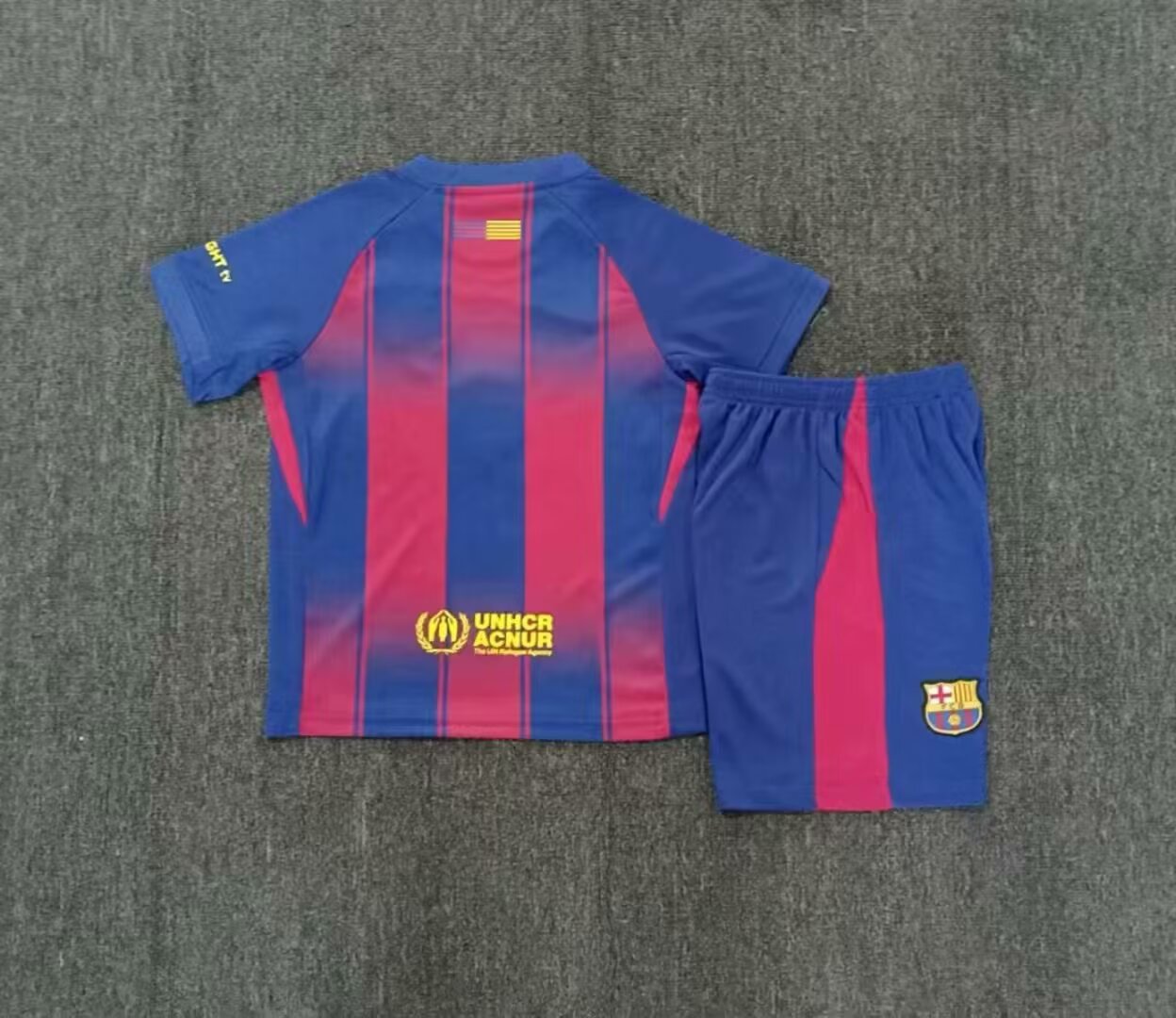 2025/2026 Kids Size Barcelona Home Football Shirt 1:1 Thai Quality