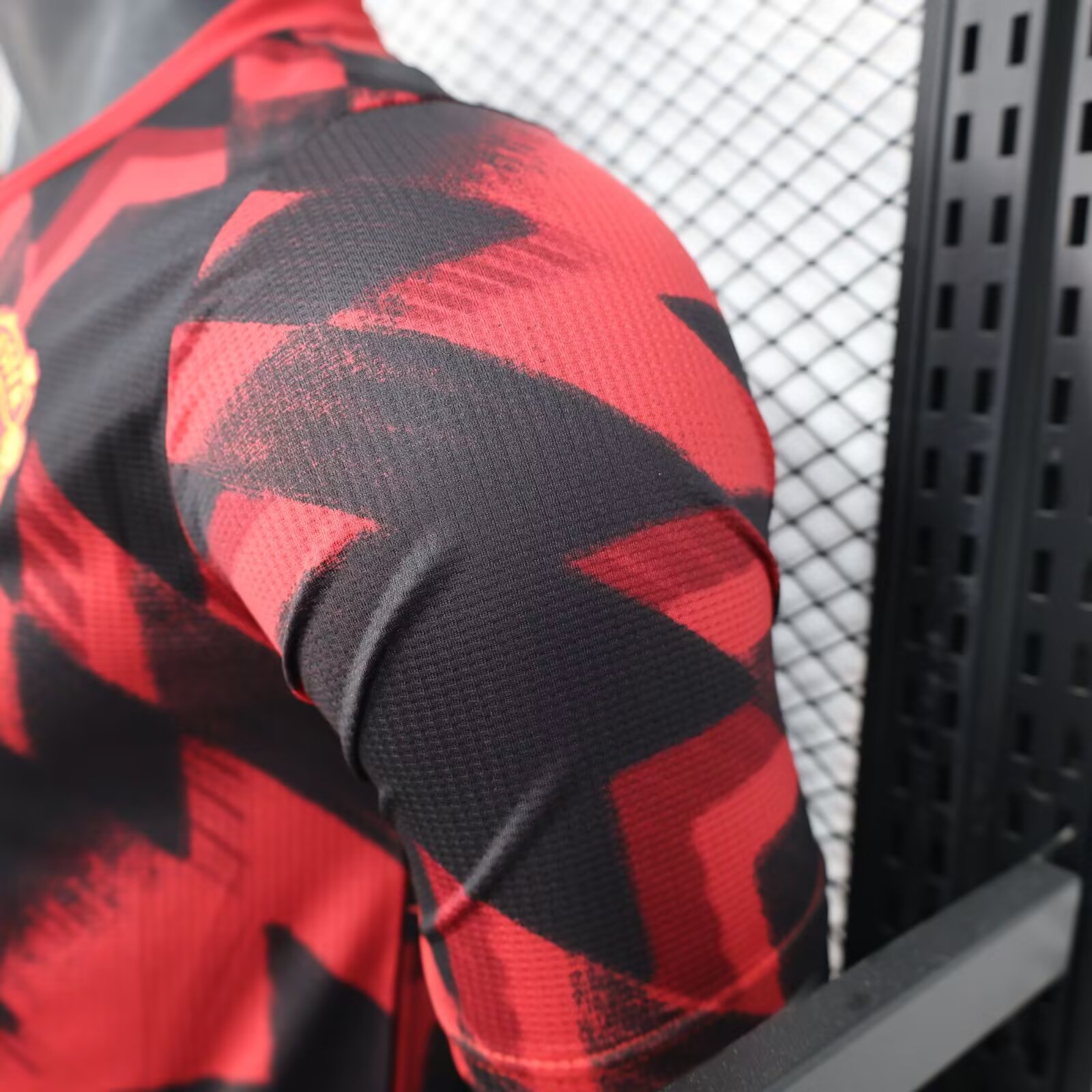 2025/2026 Player Version Manchester United Special Edition Red Black Football Shirt 1:1 Thai Quality