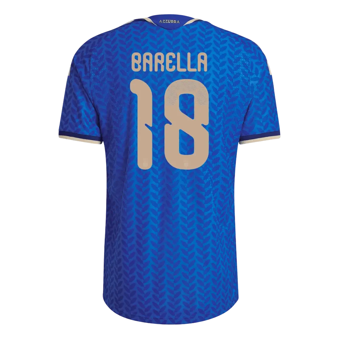 Barella #18 Italy Player Version Home Soccer Jersey 2026 World Cup