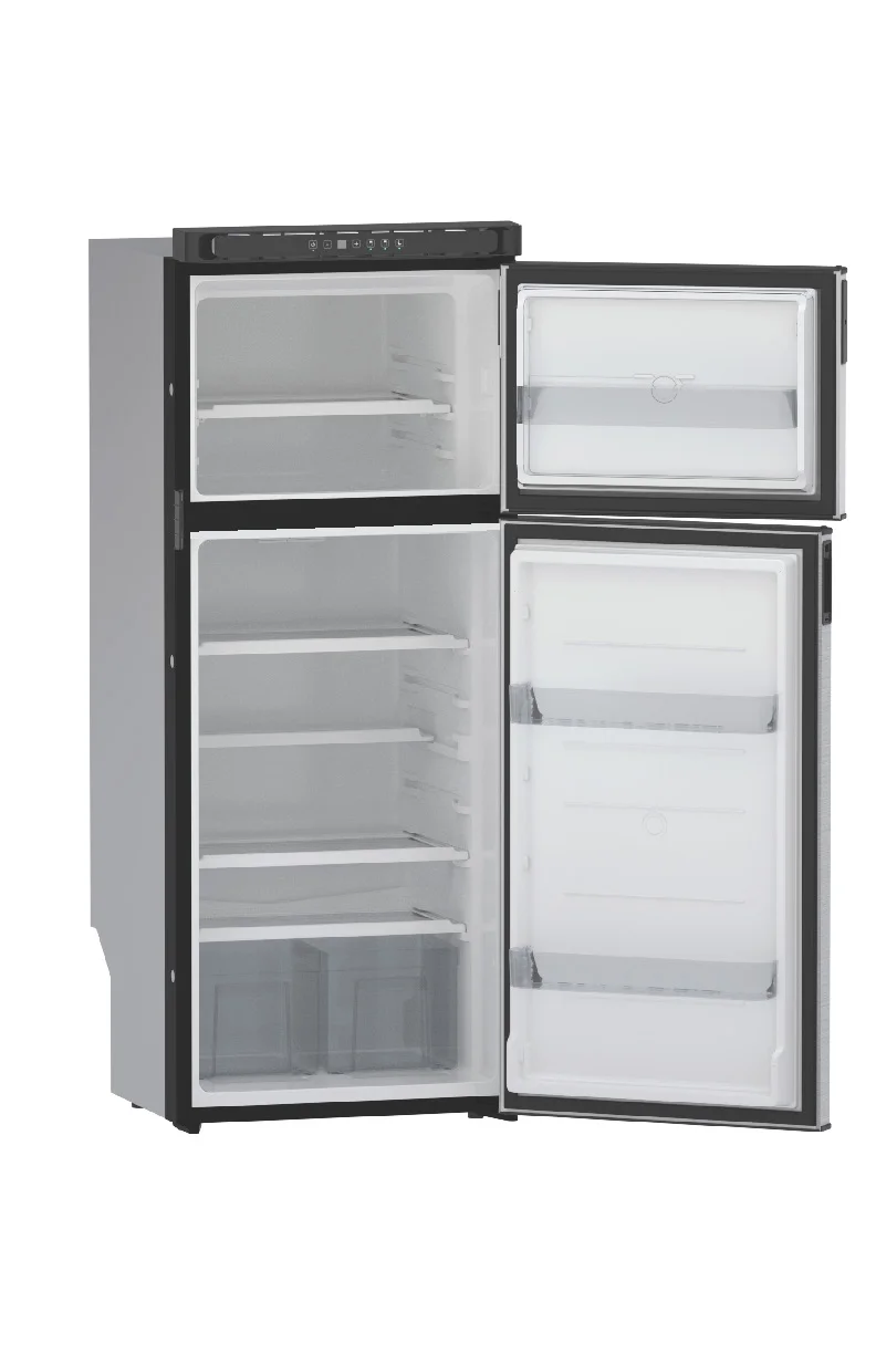 Norcold 10 Cu. Ft. Dual Compartment Refrigerator, Black, 2-Door, Left Hand Hinge