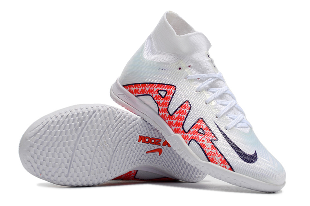 Assassin 15th generation high-top fully knitted waterproof MD air cushion grass spike football shoes