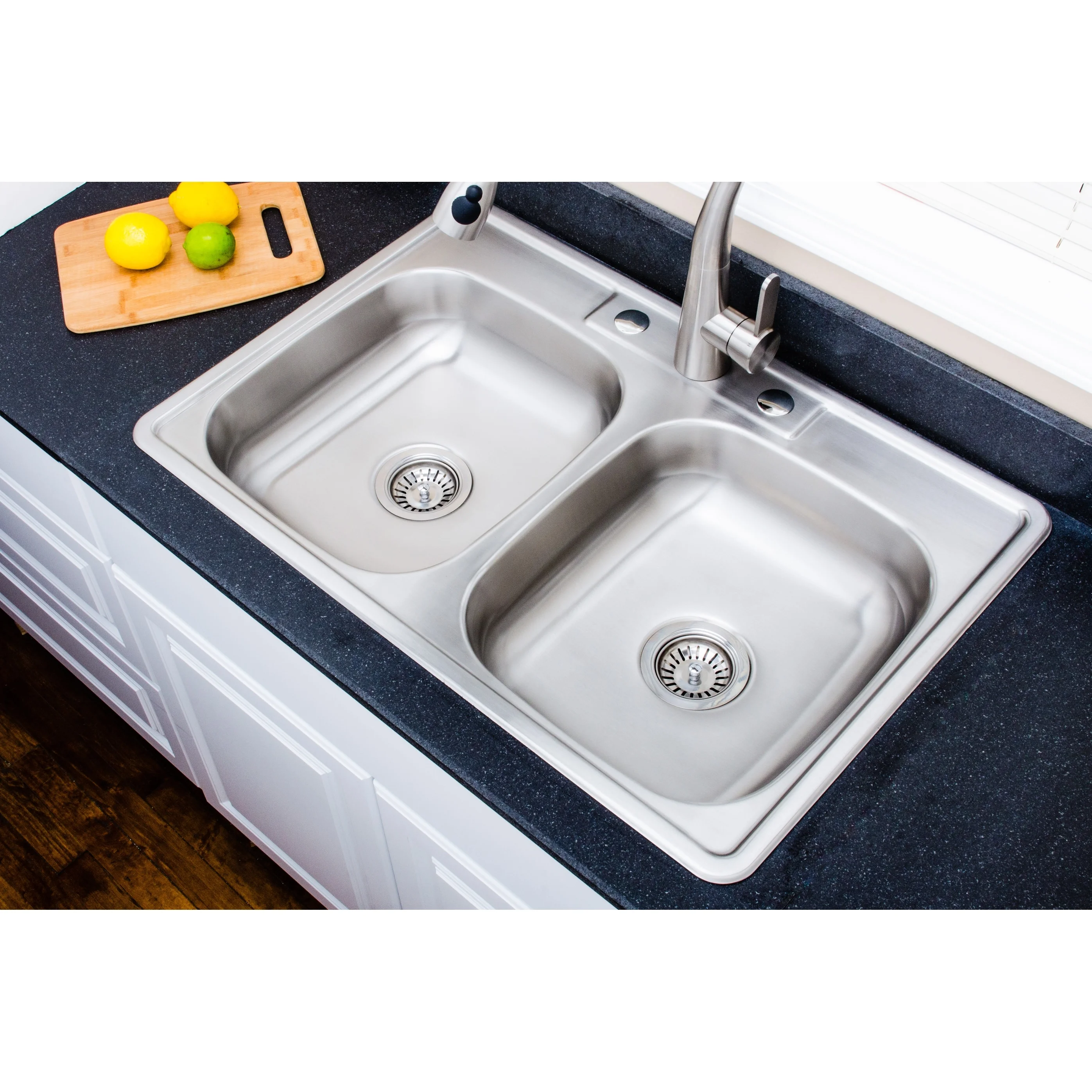 Wells Sinkware  20 Gauge ADA Topmount Double Bowl Stainless Steel Kitchen Sink - Sink Only