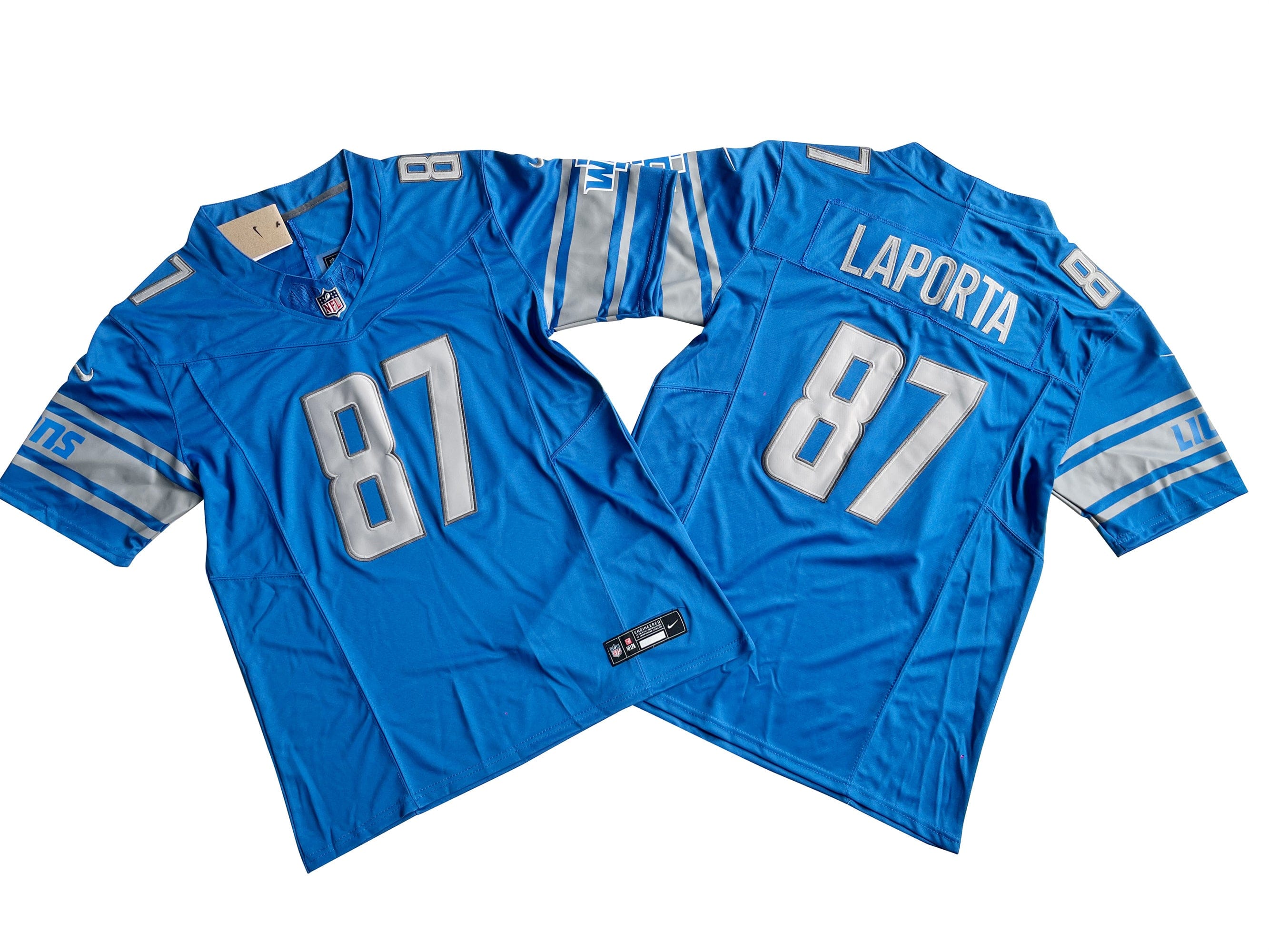 Detroit Lions 87# Sam Laporta Nike Vapor F.U.S.E. Limited Jersey