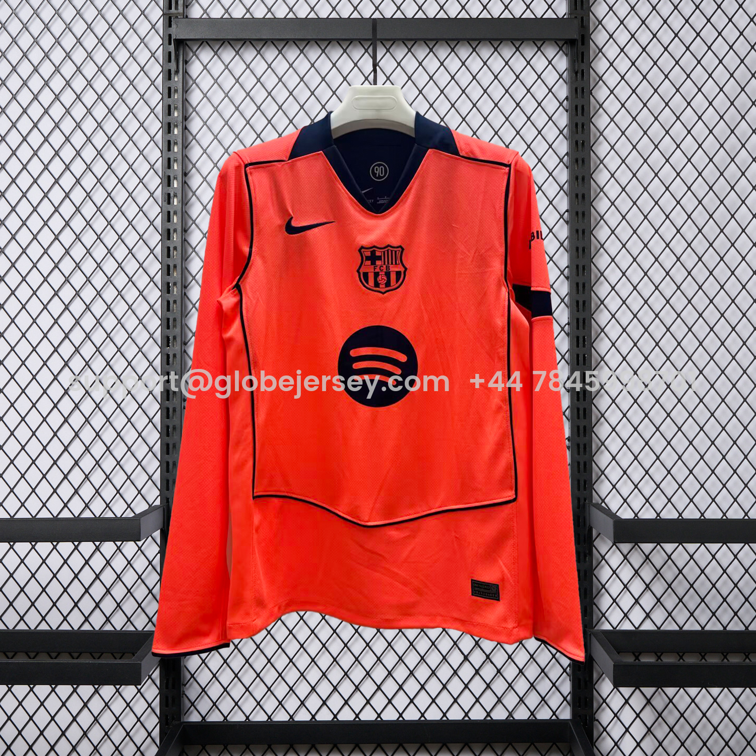 Barcelona 25-26 Third Long Sleeves Jersey - Fans Version
