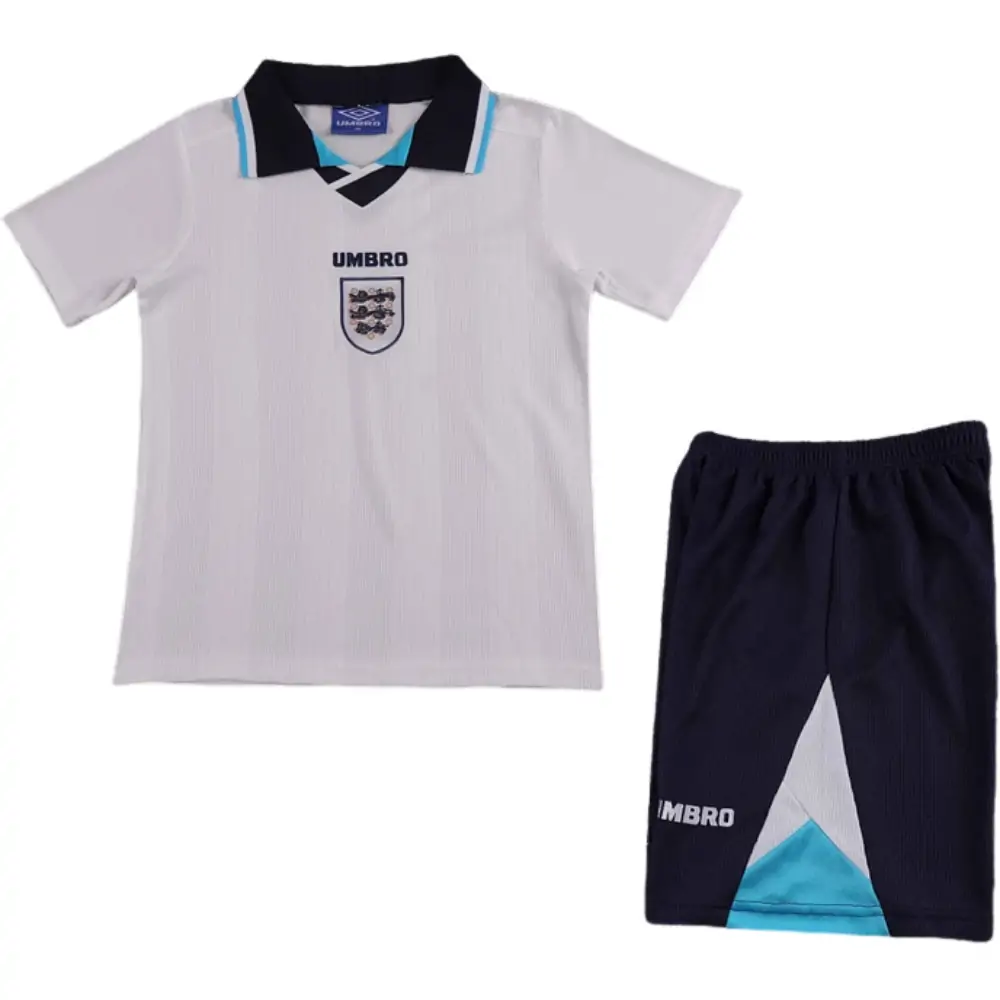 1996 England Home Retro Children's Jersey - Fans Edition