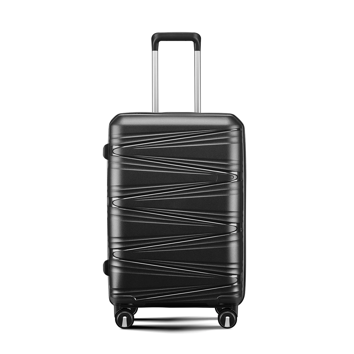 4 Piece Luggage Set Expandable Hardshell Travel Luggage Sets 8 Spinner Wheel Suitcase Wheels TSA Lock Suit Case, PP Lightweight & Durable wheels Upright Suitcase, 14/20/24/28 Inch