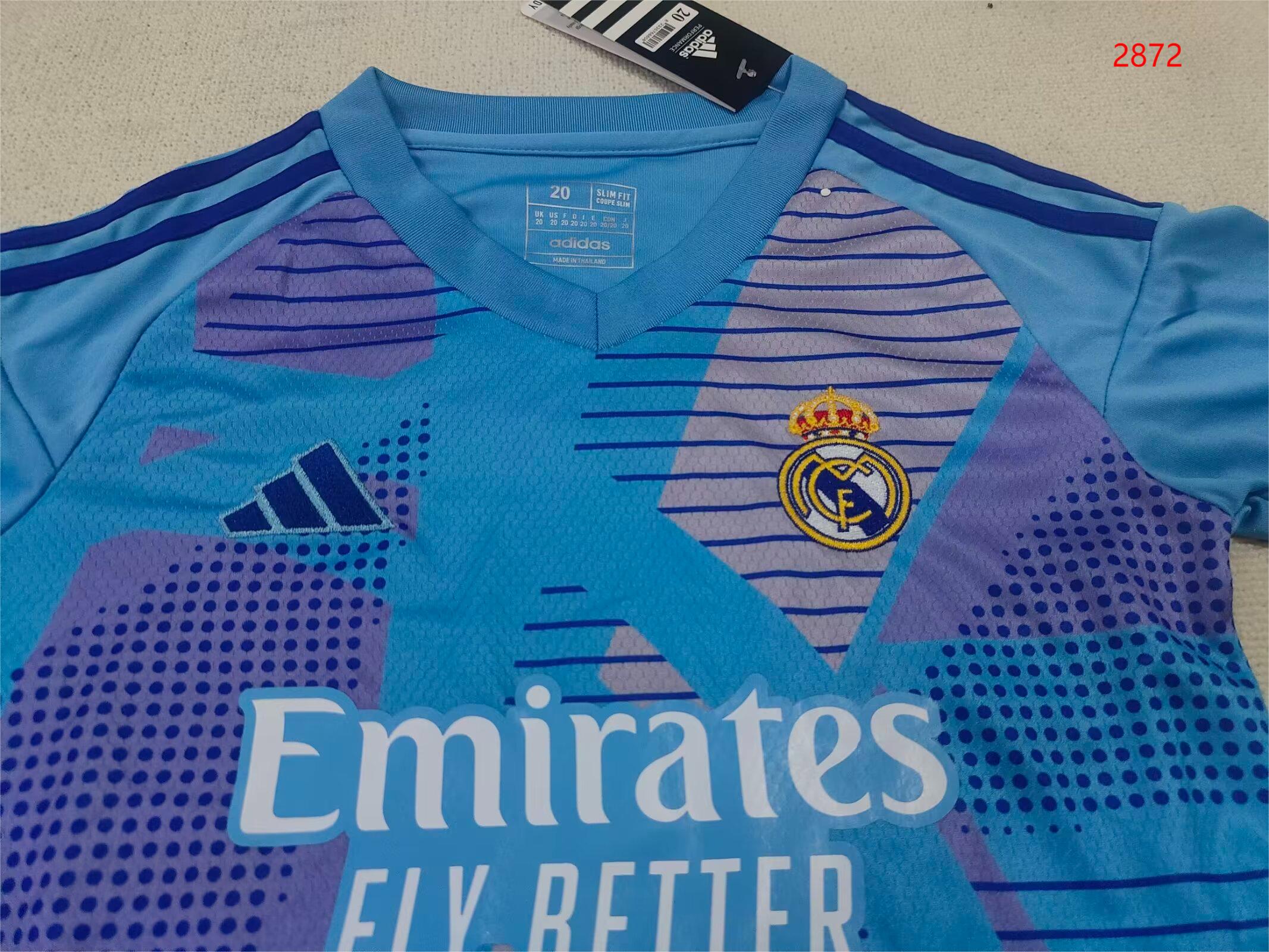 2024/25 Real Madrid Goalkeeper Jersey. - Kids Kit