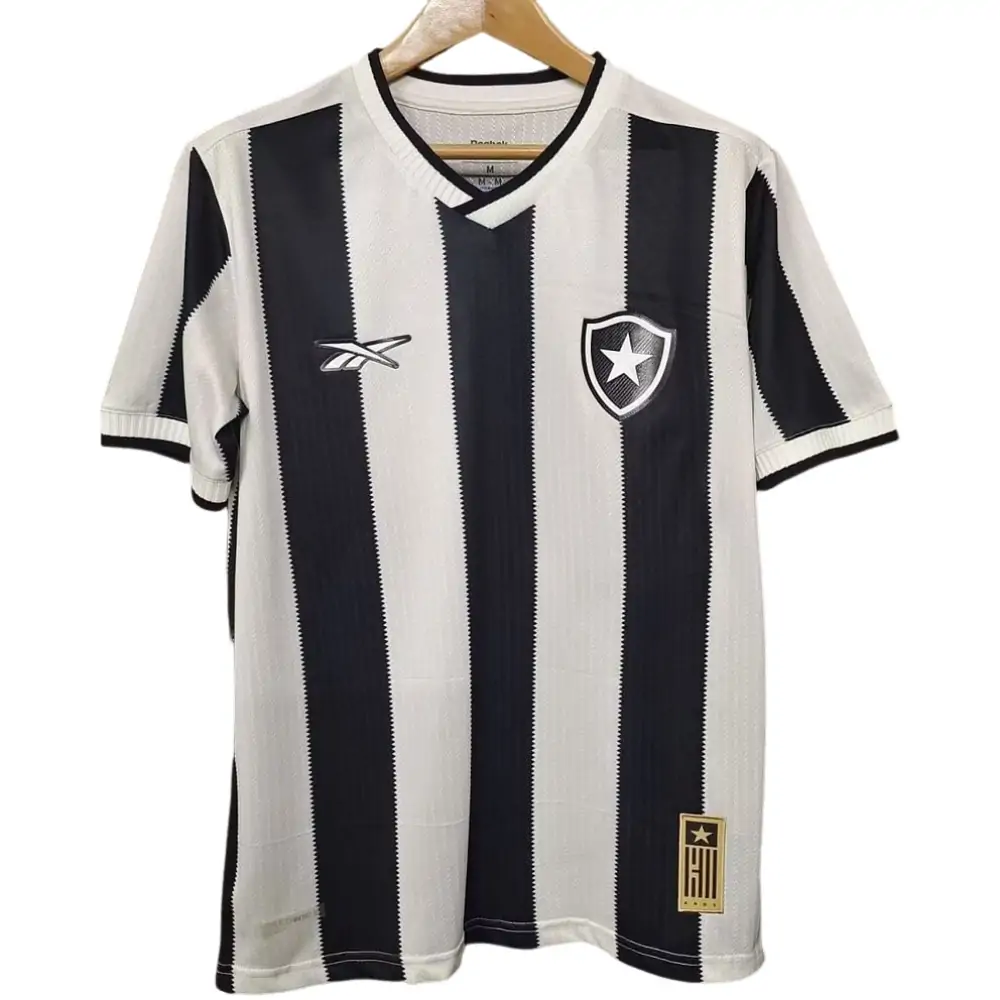 2024/25 Botafogo Football Club Black and White Shirt - Fan Edition