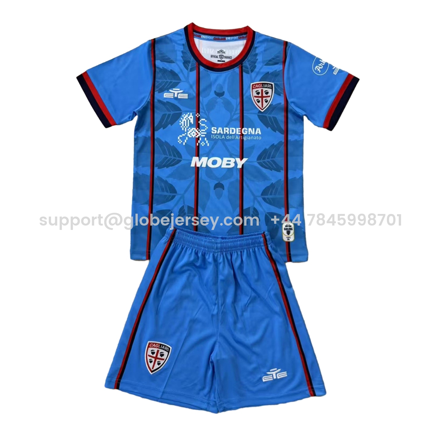 Cagliari Calcio 25-26 Third Men's Adult Jersey Set - Fans Version