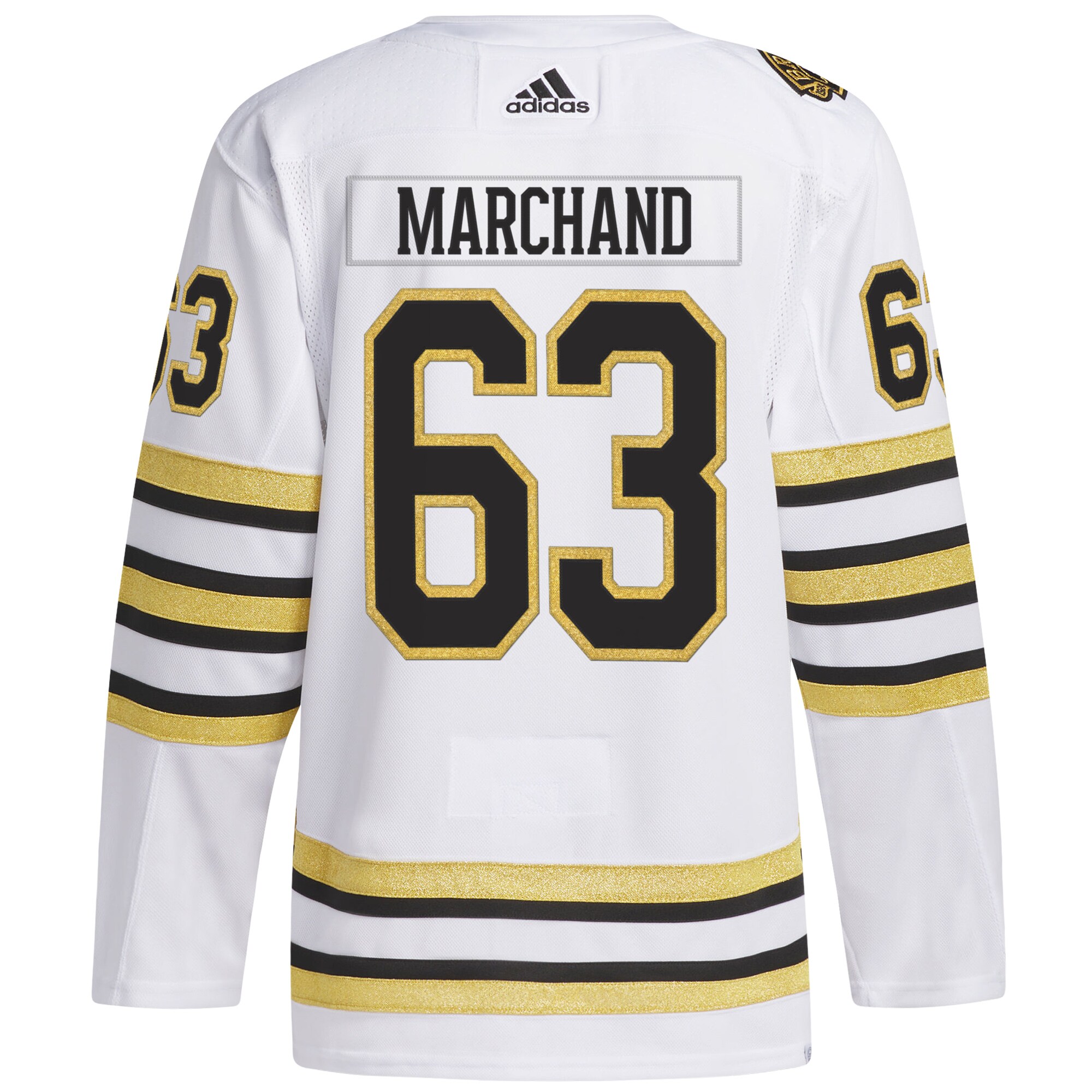Brad Marchand Boston Bruins   Primegreen 100th Anniversary   Jersey – White