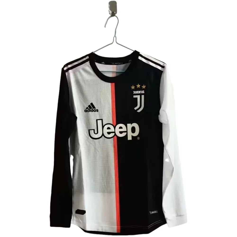 2019/2020 Retro Player Version Long Sleeve Juventus Home Football Shirt 1:1 Thai Quality - Fans Edition