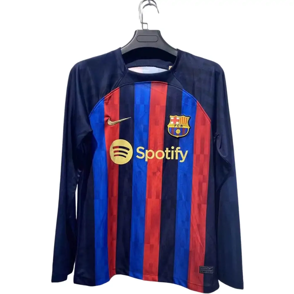 2022/2023 Long Sleeve Barcelona Home 1:1 Thai Quality