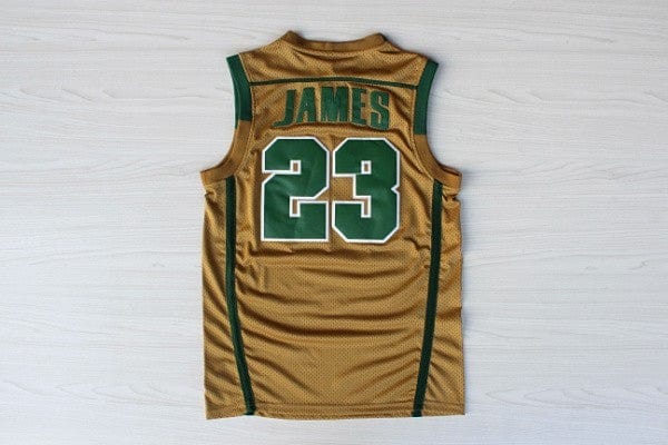 James High School Jersey No. 23 Yellow Premium Mesh Jersey
