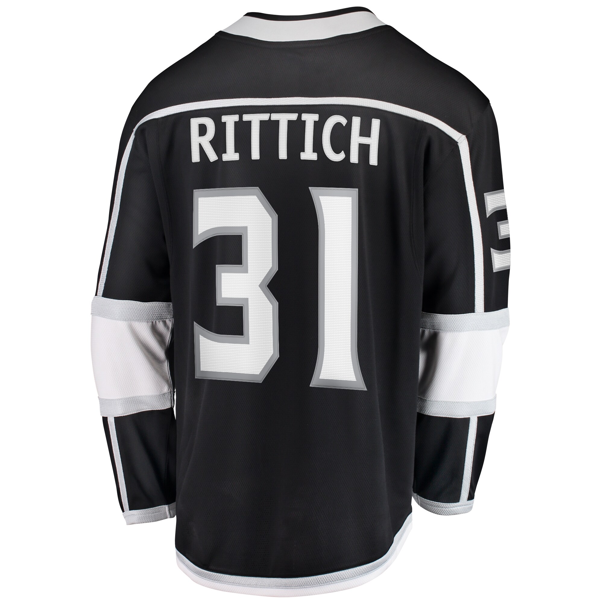 David Rittich Los Angeles Kings Fanatics Home Premier Breakaway   Jersey – Black