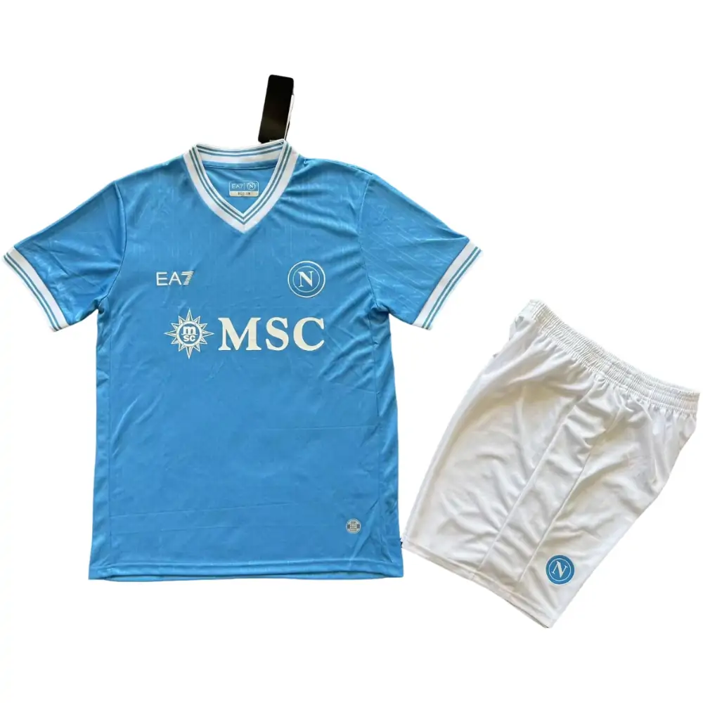 25-26 Napoli Home Shirt Jersey - Adult Set Fans Edition