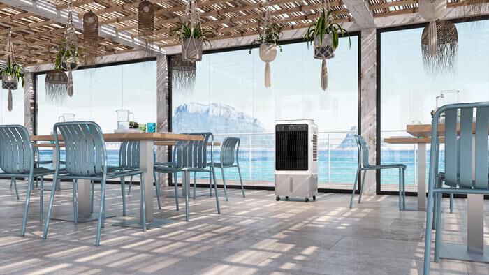 OLIMPIA SPLENDID - Ventilatore tower PELER 40-Bianco - Grigio - Nero