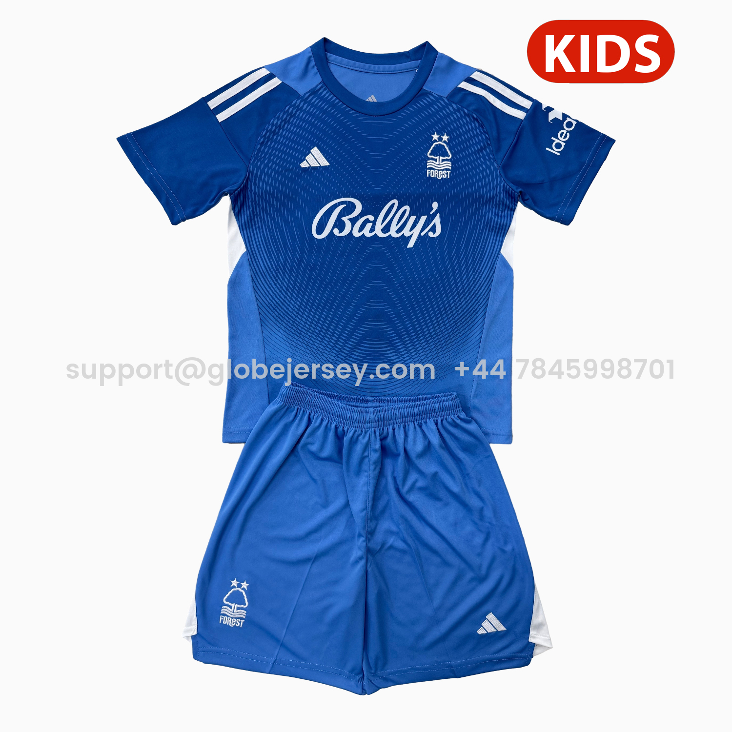 Nottingham Forest 25-26 Blue Goalkeeper Kids Kit
